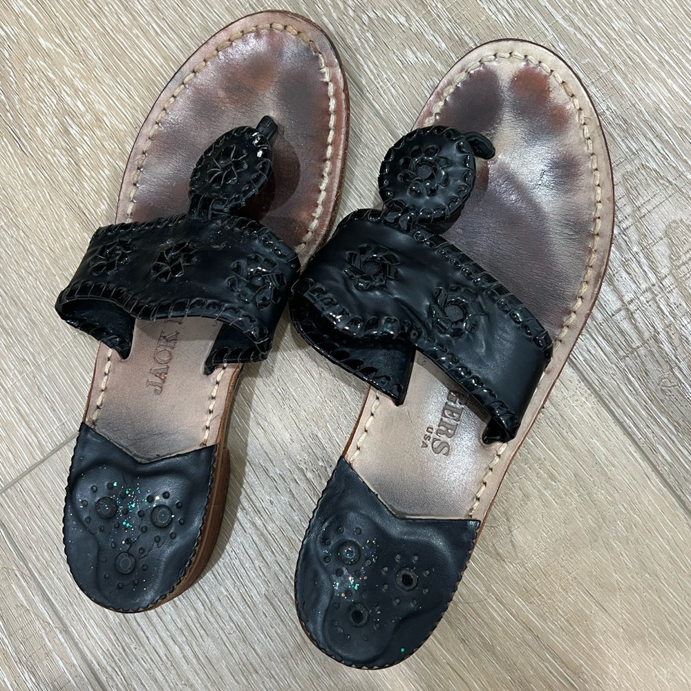 Black Jack Roger Flat Sandals